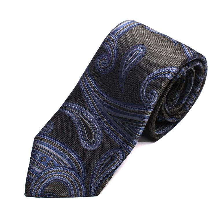 FRANCO BASSI　フランコバッシ　ネクタイ　正規取扱店　FRANCO BASSI-C080-A-5　グレーペイズリー | FRANCO BASSI