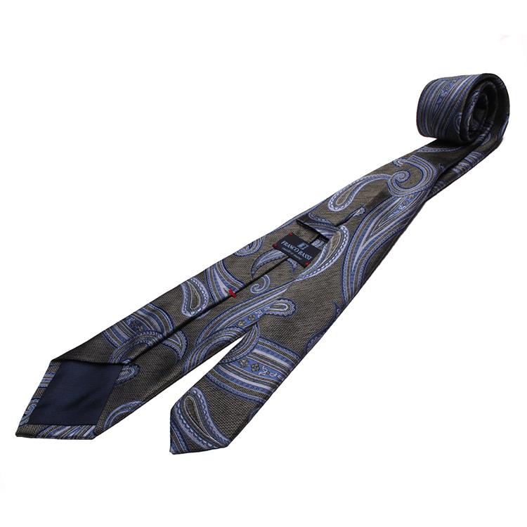 FRANCO BASSI　フランコバッシ　ネクタイ　正規取扱店　FRANCO BASSI-C080-A-5　グレーペイズリー | FRANCO BASSI | 03