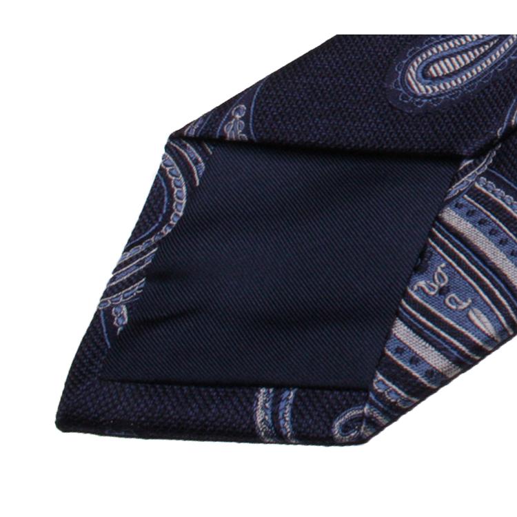 FRANCO BASSI　フランコバッシ　ネクタイ　正規取扱店　FRANCO BASSI-C080-A-8　ネイビーペイズリー | FRANCO BASSI | 05