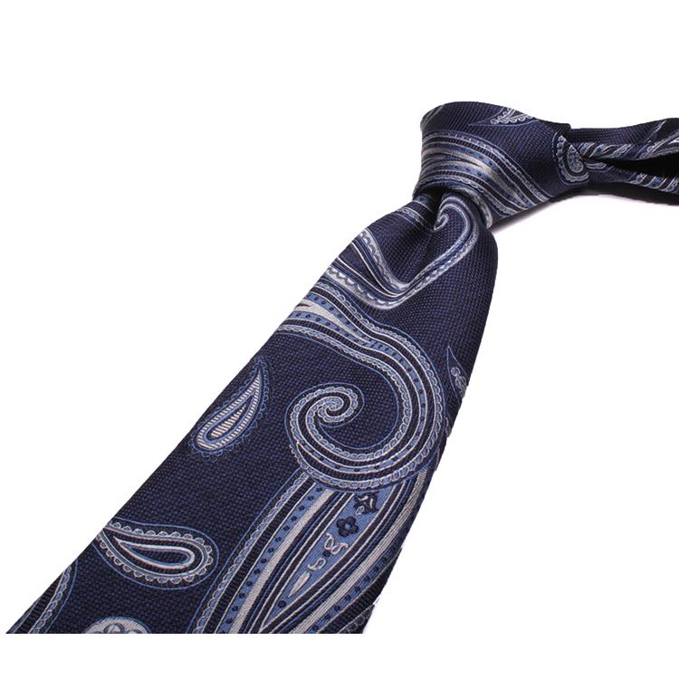 FRANCO BASSI　フランコバッシ　ネクタイ　正規取扱店　FRANCO BASSI-C080-A-8　ネイビーペイズリー | FRANCO BASSI | 06