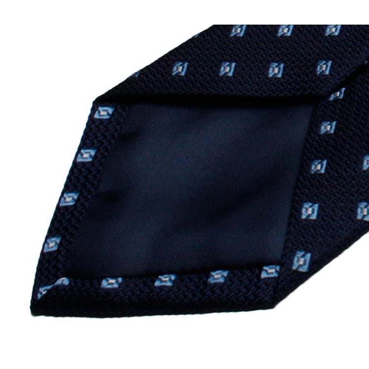 新品】フランコバッシ ネクタイ ネイビー 紺 小紋柄 ドレス