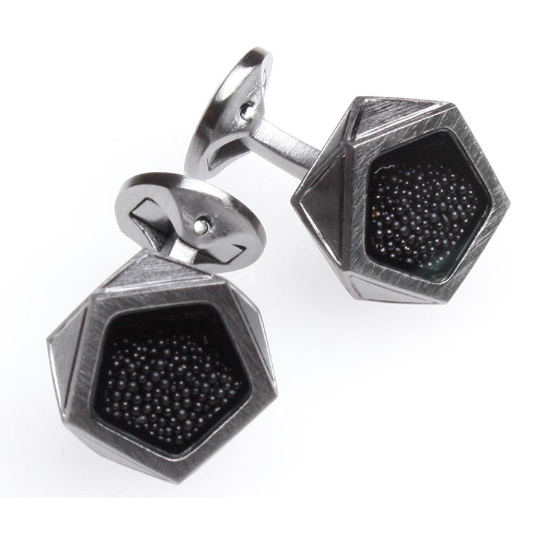 TATEOSSIAN（タテオシアン）カフリンクス　日本販売店　CF0446-Black Caviar Beads | TATEOSSIAN | 01