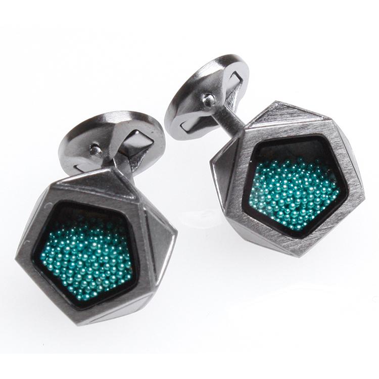 TATEOSSIAN（タテオシアン）カフリンクス　日本販売店　CF0447-Turquoise Caviar Beads | TATEOSSIAN