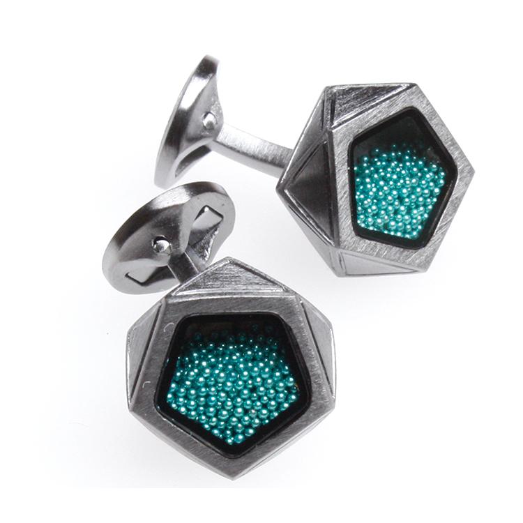 TATEOSSIAN（タテオシアン）カフリンクス　日本販売店　CF0447-Turquoise Caviar Beads | TATEOSSIAN | 01