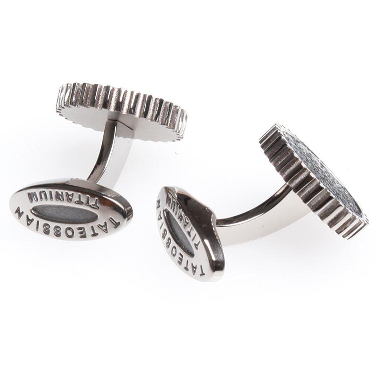 TATEOSSIAN（タテオシアン）カフリンクス　日本販売店　CF0464-Metalic Silver TATEOSSIAN タテオシアン タテオシアンは J2500876976(21879円)