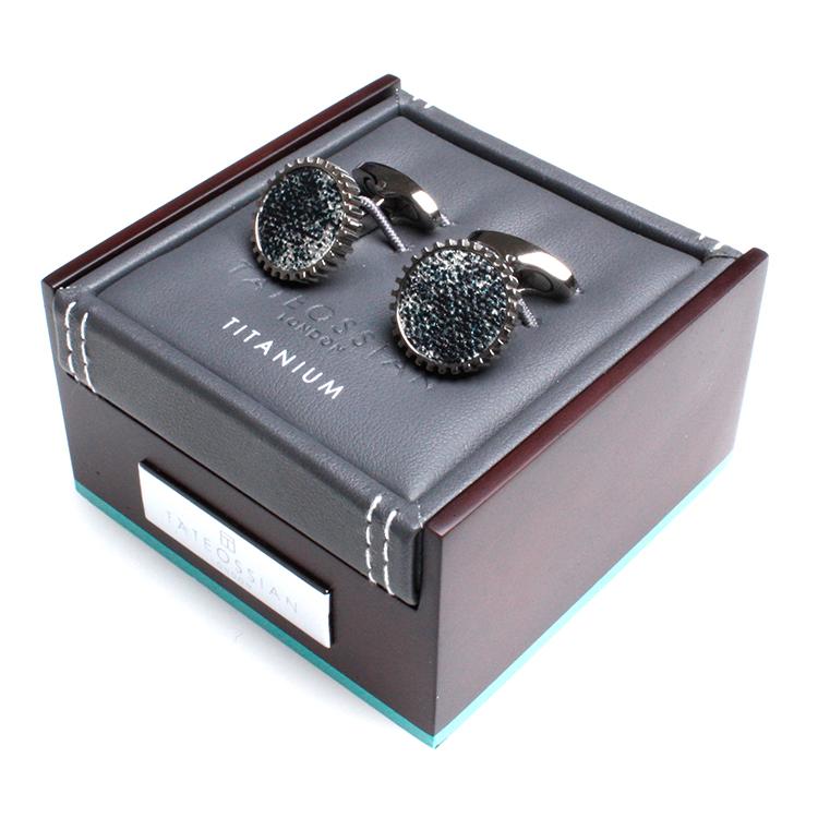 TATEOSSIAN（タテオシアン）カフリンクス　日本販売店　CF0464-Metalic Silver TATEOSSIAN タテオシアン タテオシアンは J2500876976(21879円)