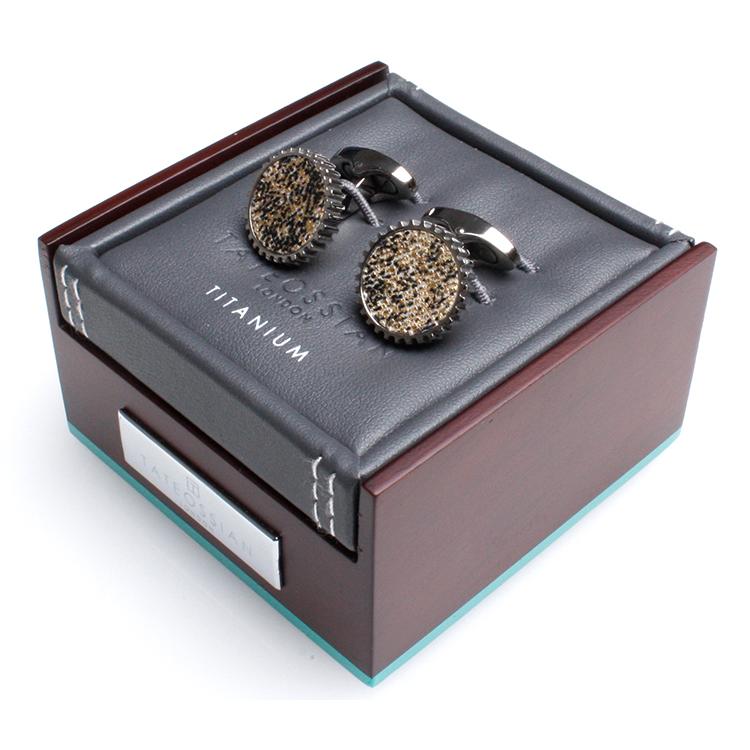 TATEOSSIAN（タテオシアン）カフリンクス　日本販売店　CF0465-Metalic Gold | TATEOSSIAN | 05