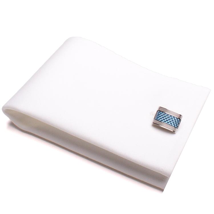 TATEOSSIAN（タテオシアン）カフリンクス　日本販売店　CL2406　Palladium & Blue Alutex | TATEOSSIAN | 06