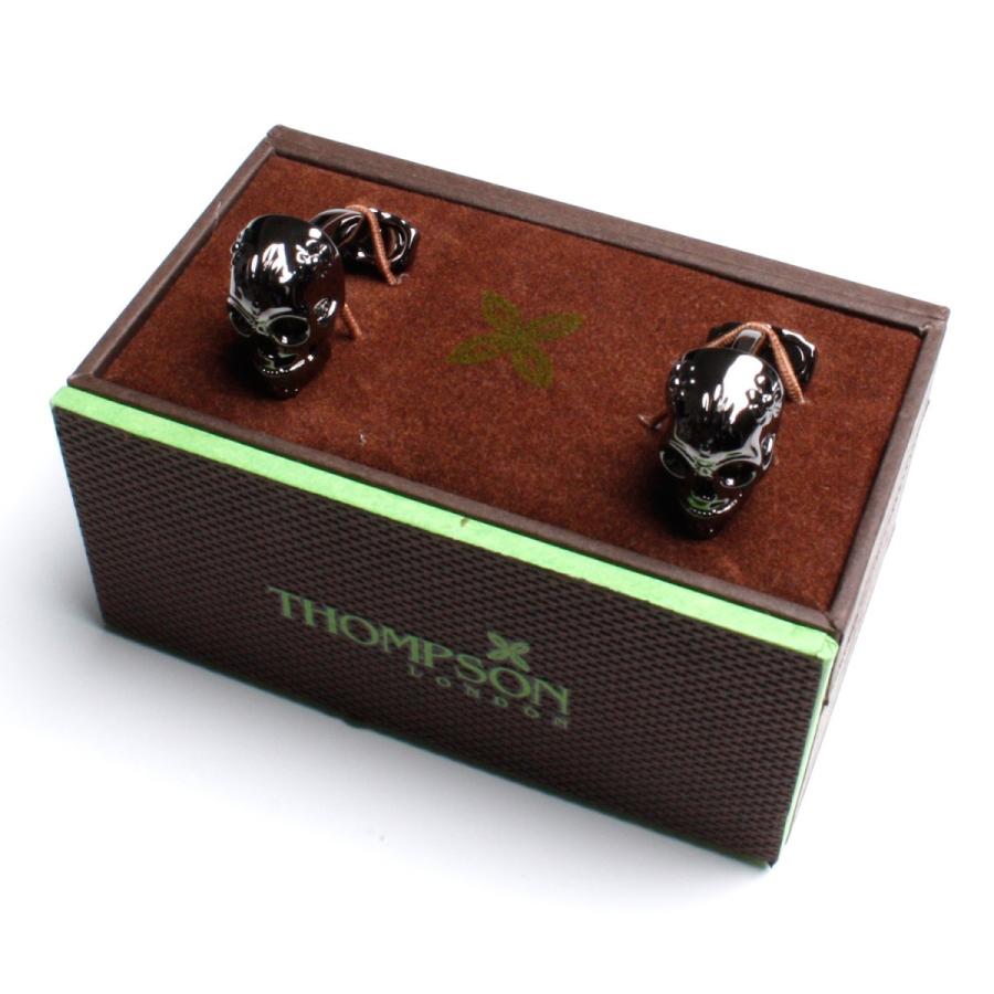 TATEOSSIAN『タテオシアン』THOMPSON『トンプソン』カフリンクス　正規取扱店　CL6576-Gunmetal | TATEOSSIAN | 05