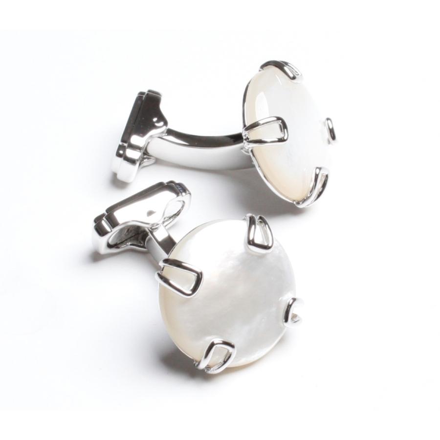 TATEOSSIAN『タテオシアン』THOMPSON『トンプソン』カフリンクス　正規取扱店　CL9234-White Mop | TATEOSSIAN | 02