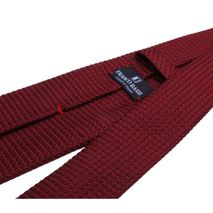 FRANCO BASSI　フランコバッシ　ネクタイ　正規取扱店　FRANCO BASSI-E930-A-2　ボルドーグレナディンソリッド | FRANCO BASSI | 05