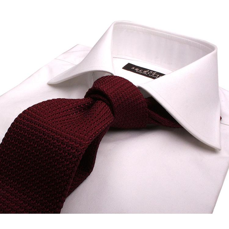 FRANCO BASSI　フランコバッシ　ネクタイ　正規取扱店　FRANCO BASSI-E930-A-2　ボルドーグレナディンソリッド | FRANCO BASSI | 07