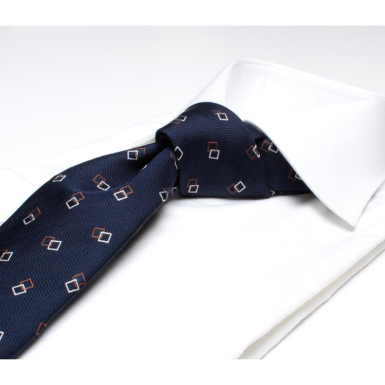 Franco Spada（フランコスパダ）エクスクルーシブネクタイ　日本販売店　FS2649Aネイビー小紋柄 | Franco Spada | 07