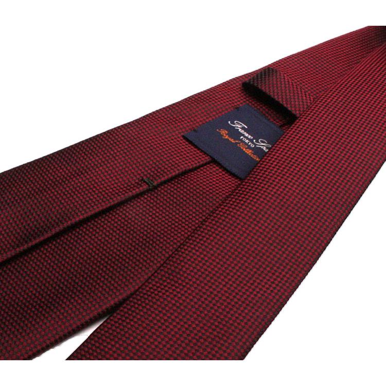 Franco Spada（フランコスパダ）エクスクルーシブネクタイ　日本販売店　FS9553R-E　ボルドーソリッド | Franco Spada | 04