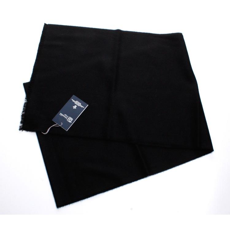 JOHNSTONS『ジョンストンズ』　正規取扱店　メリノウール100％マフラー　SA0900/BLACK_1
