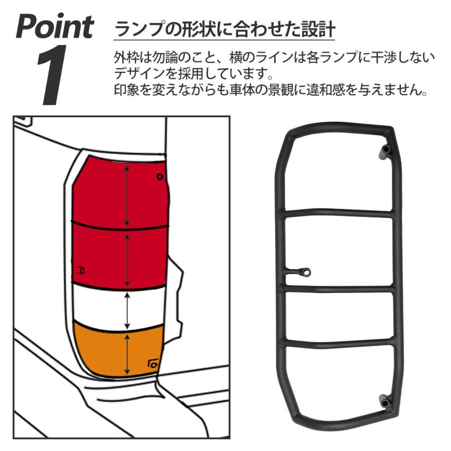ランクル ランドクルーザー プラド 70系 テールライトガード