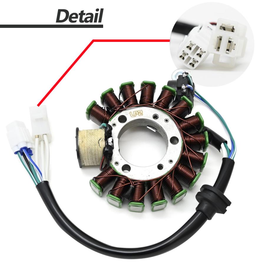 マジェスティ125 ジェネレーター ステーターコイル ステーター コイル エンジン キャブ車  社外品 バイク パーツ マジェスティ 社外品｜2nd-shop｜04