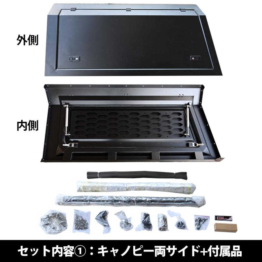 ハイラックス レボ GUN125 キャノピー ルーフラック Z X Z Black Rally