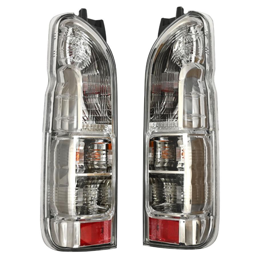 200系 ハイエース クリアテールランプ テールライト カスタム フォグ 1