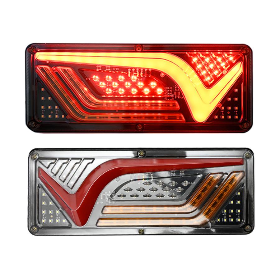 トラック テールランプ 24V 流れるウインカー トラック テールランプ 24V LED 流れるウインカー シーケンシャル 大型