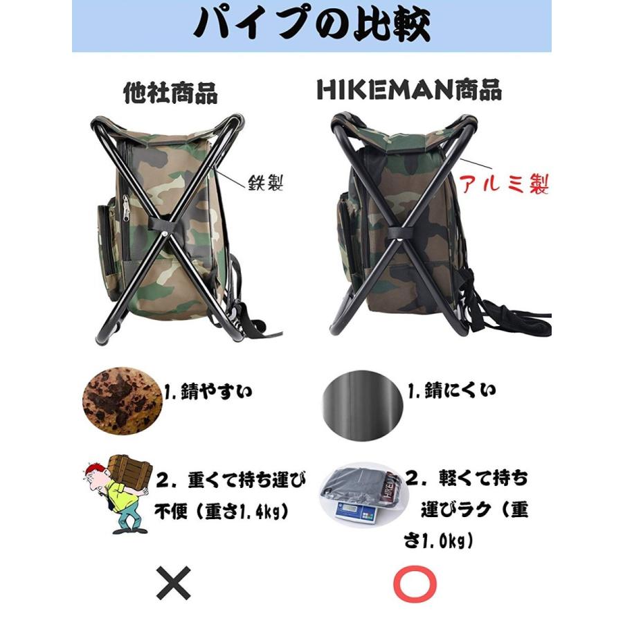 リュック椅子 バックパックチェア イス パック 椅子付リュック