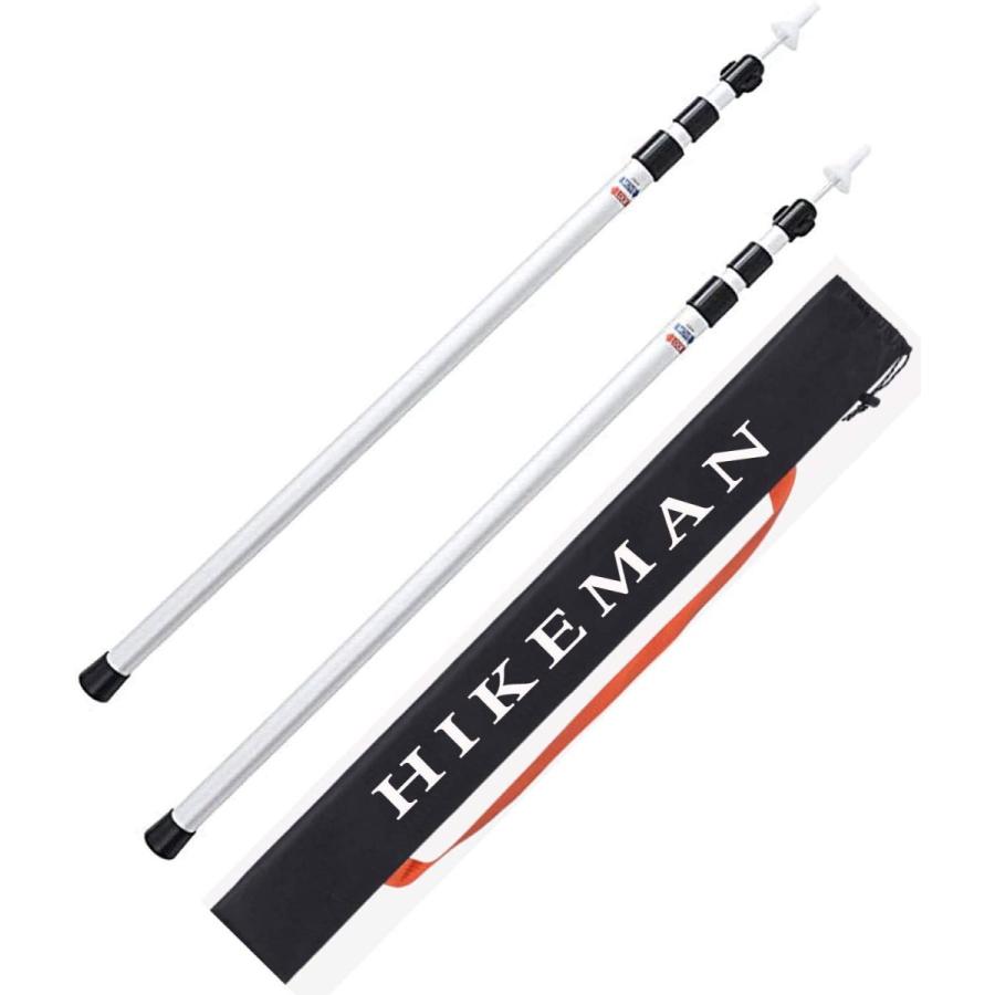 タープポール 2本セット タープ 棒 支柱 柱 テントポール 収納袋