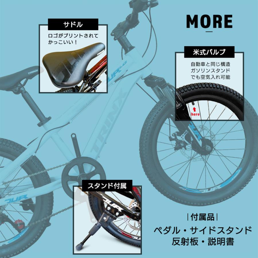 子供用 自転車 MTB マウンテンバイク 20インチ サイドスタンド付き 