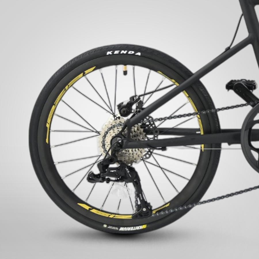 ブルホーンミニベロ EIZER BZ501 8段変速 小径車 20インチ ブルホーン