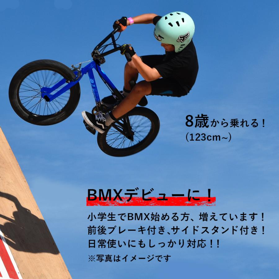 BMX フリースタイル 20インチ ジャイロセット装備 キャリパーブレーキ