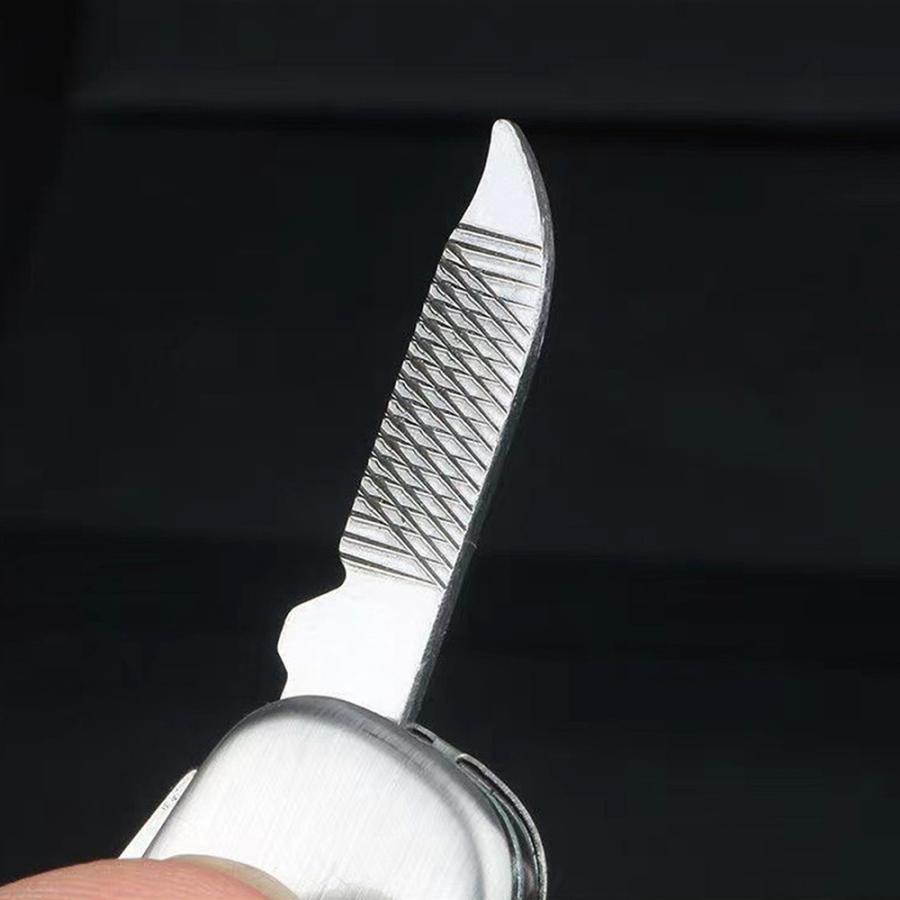 マルチツール 折りたたみ 小さい 軽い 軽量 ステンレス ナイフ 缶切り