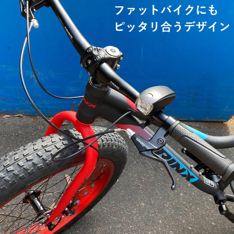 自転車用ライト 軽量 LED 50g以下 安い 高輝度 防滴 ヘッドライト 点灯
