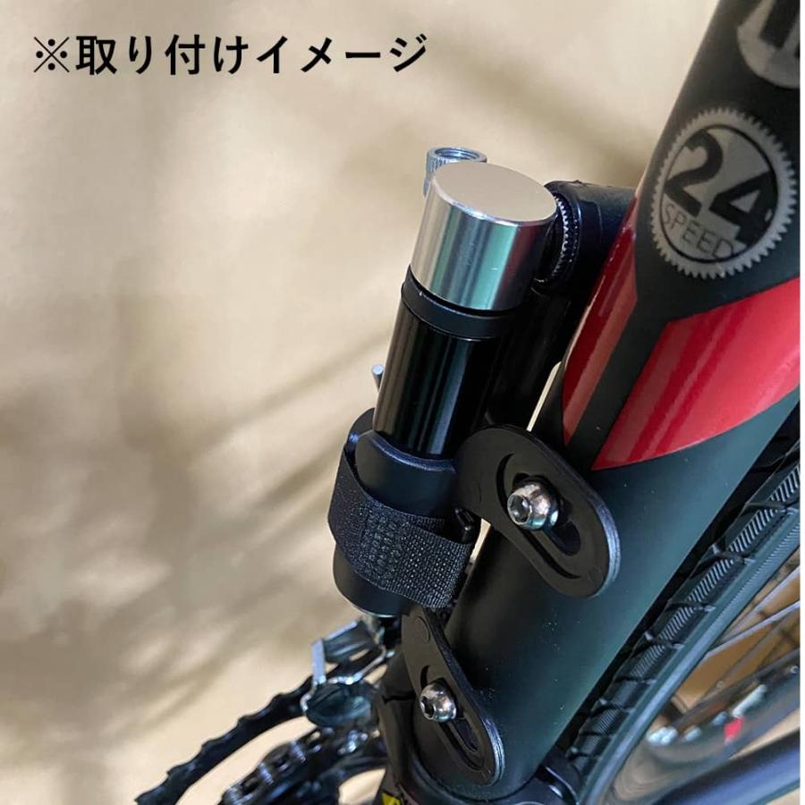ミニ空気入れ わずか10cmの超小型 携帯用 エアポンプ 米式 仏式バルブ 