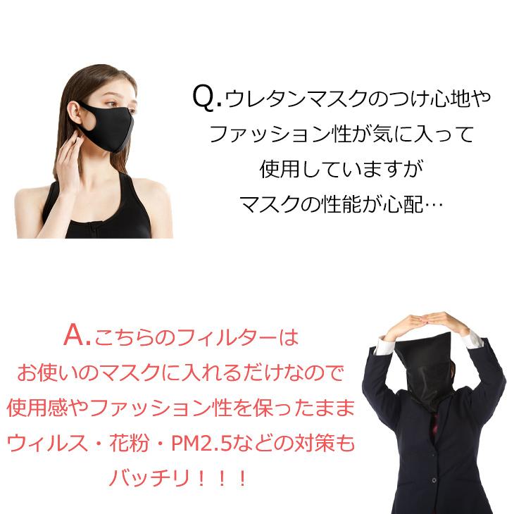 マスクインナー マスクシート マスクフィルター マスク敷き 3層構造