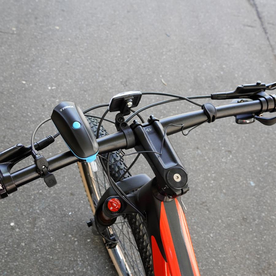 TRINX（トリンクス） 自転車 ホーン ベル LED ライト 爆音 120db 2種