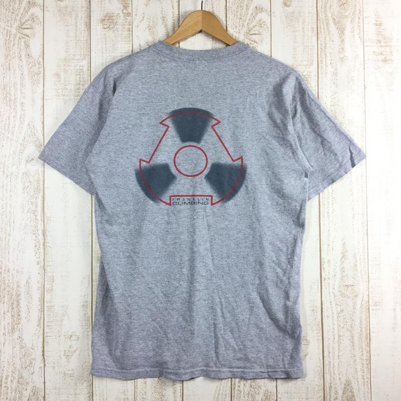 MENs M フランクリンクライミング 90s ハードコア レッドバー Tシャツ 