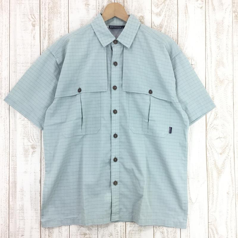 パタゴニア PATAGONIA ショートスリーブトロピカル フラッツ シャツ SS TROPICAL FLATS SHIRTS 希少モデル Inter｜2ndgear-outdoor