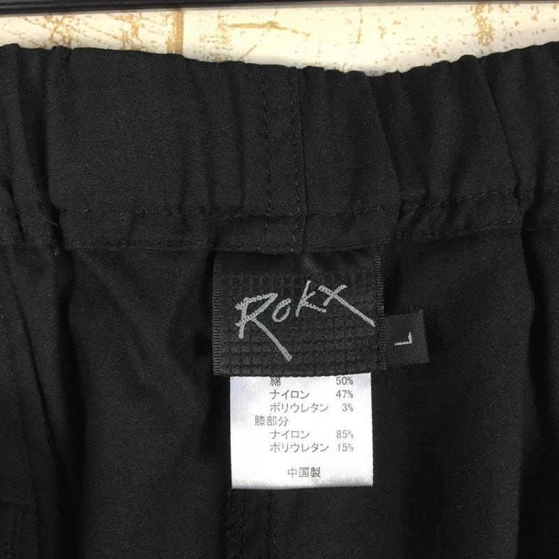 ロックス × バンブーシュート 別注 クライミングパンツ CLIMBING PANTS ROKX RXMS6232B MEN's L BLACK ブラ｜2ndgear-outdoor｜04