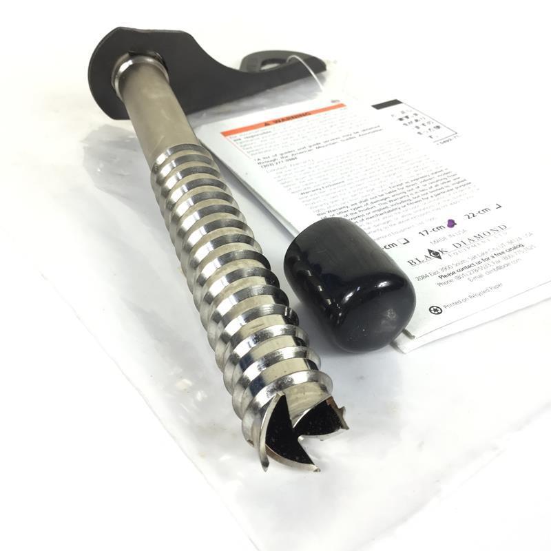 ブラックダイヤモンド チューブラー アイススクリュー 17cm 2本 + 22cm 