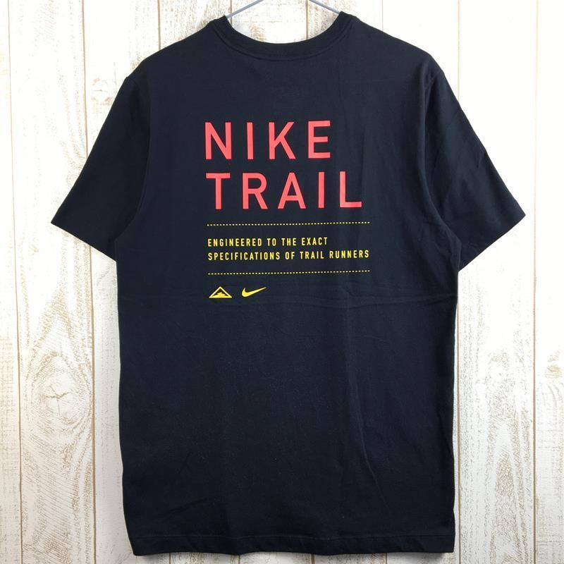 MENs L ナイキ トレイル ランニング Tシャツ ドライフィット NIKE CT3858 ブラック系｜2ndgear-outdoor｜05