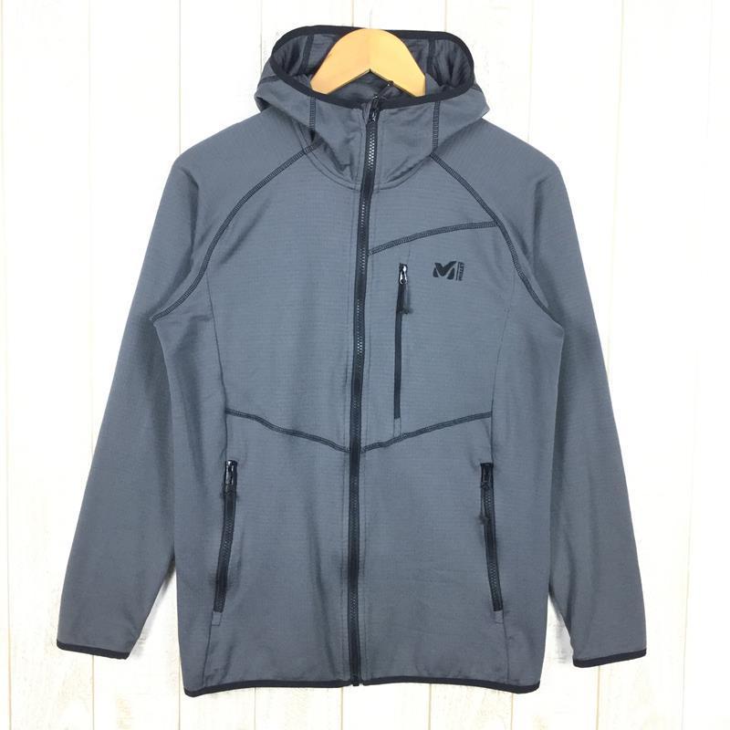 Men S S ミレー ミドルレイヤー グリッド フーディ フリース ジャケット Millet グレー系 Z セカンドギアヤフーショッピング店 通販 Yahoo ショッピング