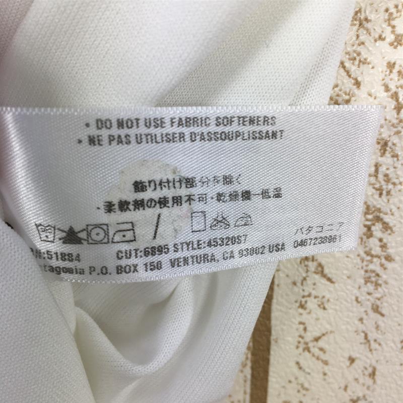 MENs XS  パタゴニア キャプリーン1 シルクウェイト グラフィック Tシャツ PATAGONIA 45320 WHT White ホワイト系｜2ndgear-outdoor｜04