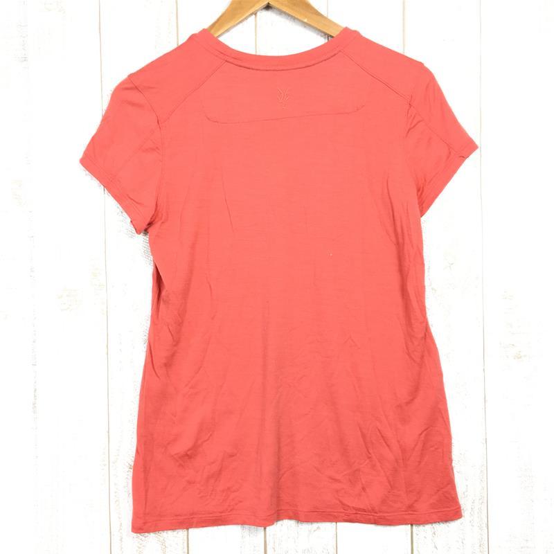 WOMENs M  アイベックス メリノウール Tシャツ アメリカ製 生産終了モデル 入手困難 IBEX ピンク系｜2ndgear-outdoor｜02