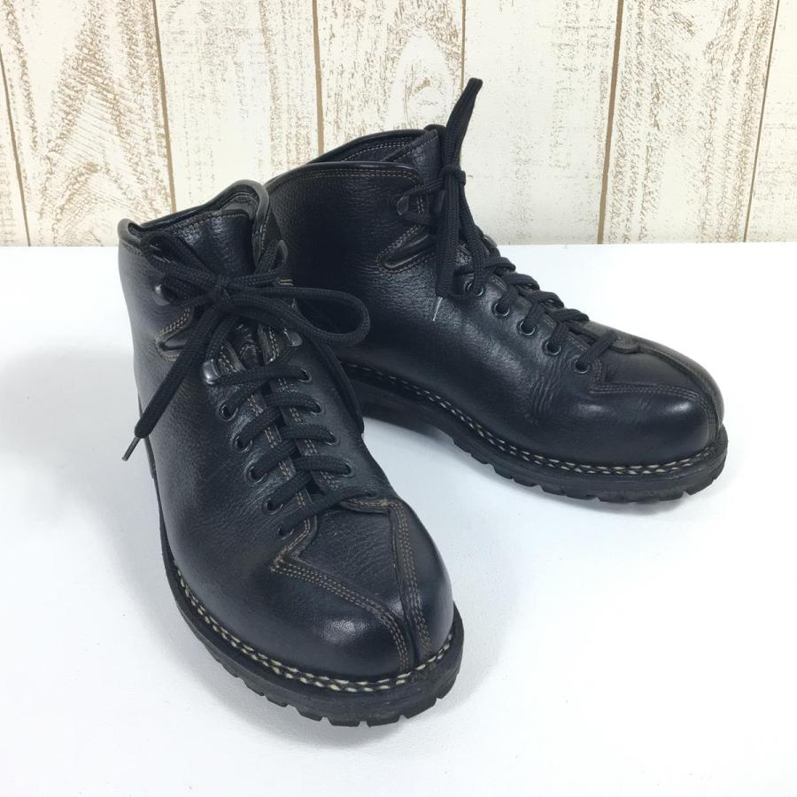 UNISEX 24.5cm 中山製靴 J6 登山靴 日本製 NAKAYAMA SHOE ブラック系 