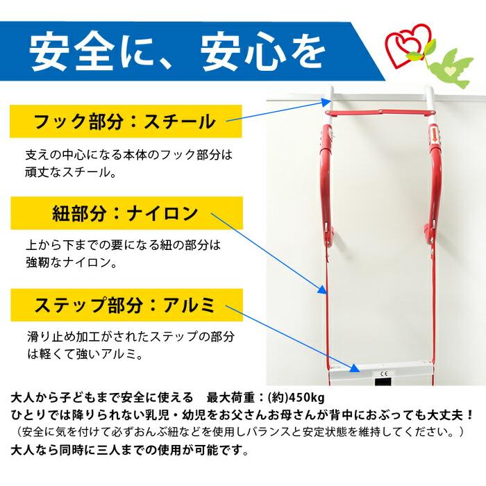 避難はしご 災害用 4m 2階用 避難ロープ はしご つり下げはしご 救援はしご 災害グッズ防災用品 送料無料の画像