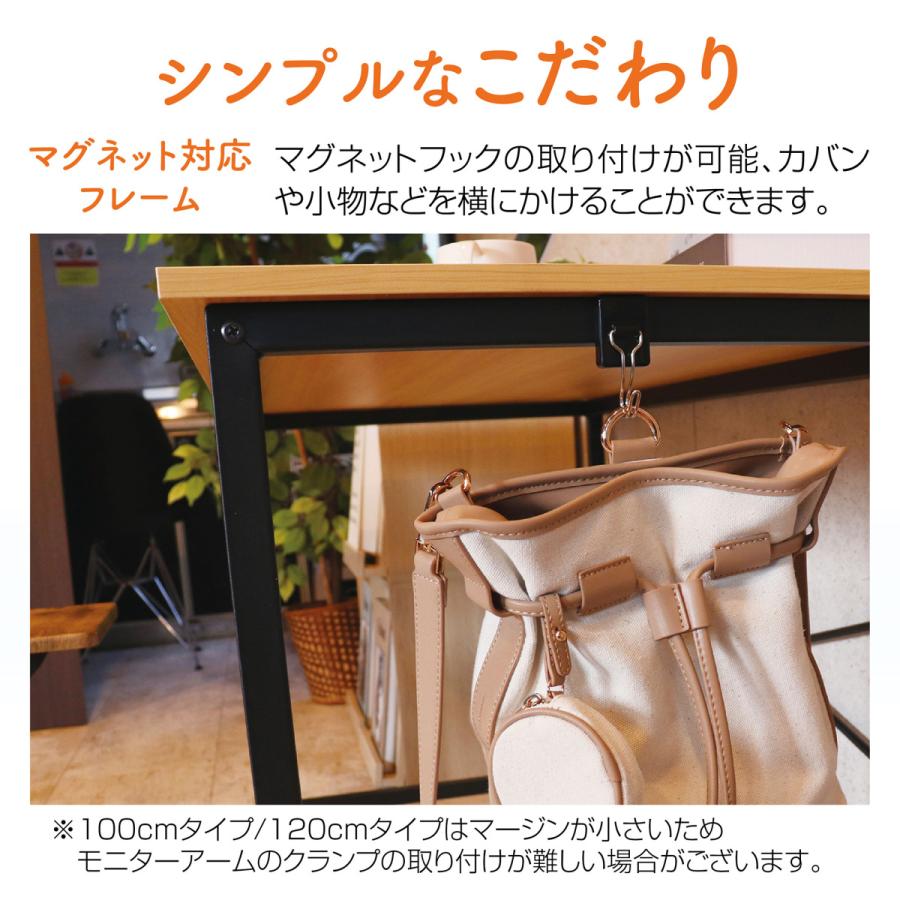 SKK シンプルワークデスク 120cm 3色あり パソコンデスク 作業台 机