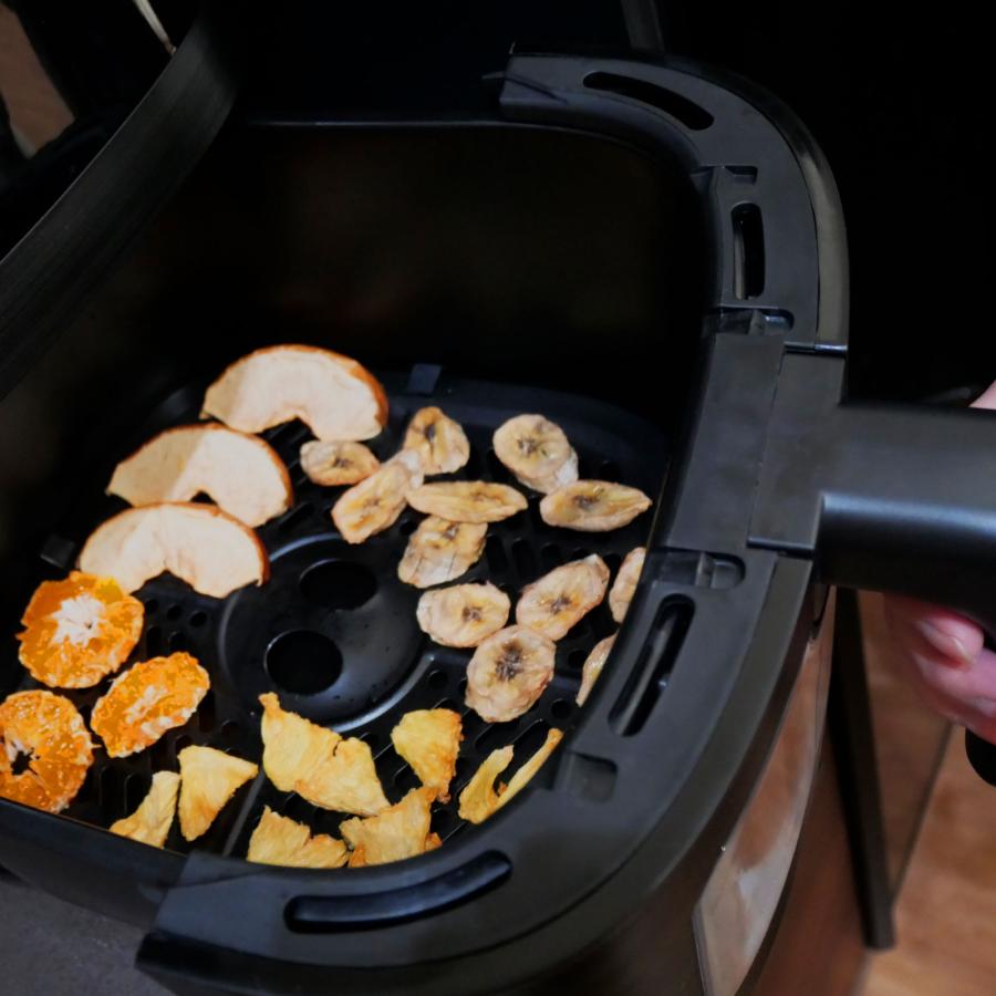 ONE STEP エアフライヤー 6.3L ノンフライヤー 大容量 レシピ本付き 紙