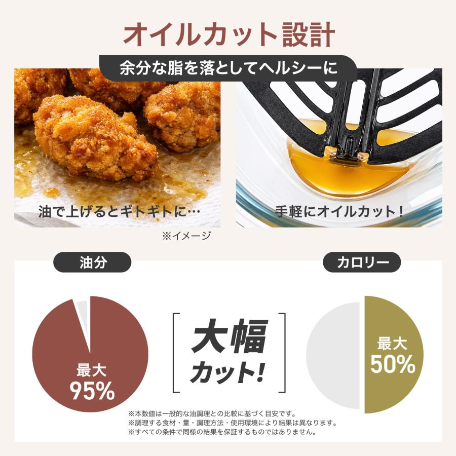 ONE STEP フライヤー 家庭用 ガラスエアフライヤー エアーフライヤー