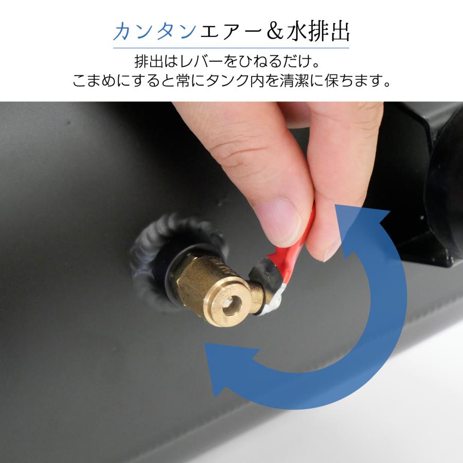 ONE STEP エアコンプレッサー 30l 100v オイルレス 静音 小型 軽量