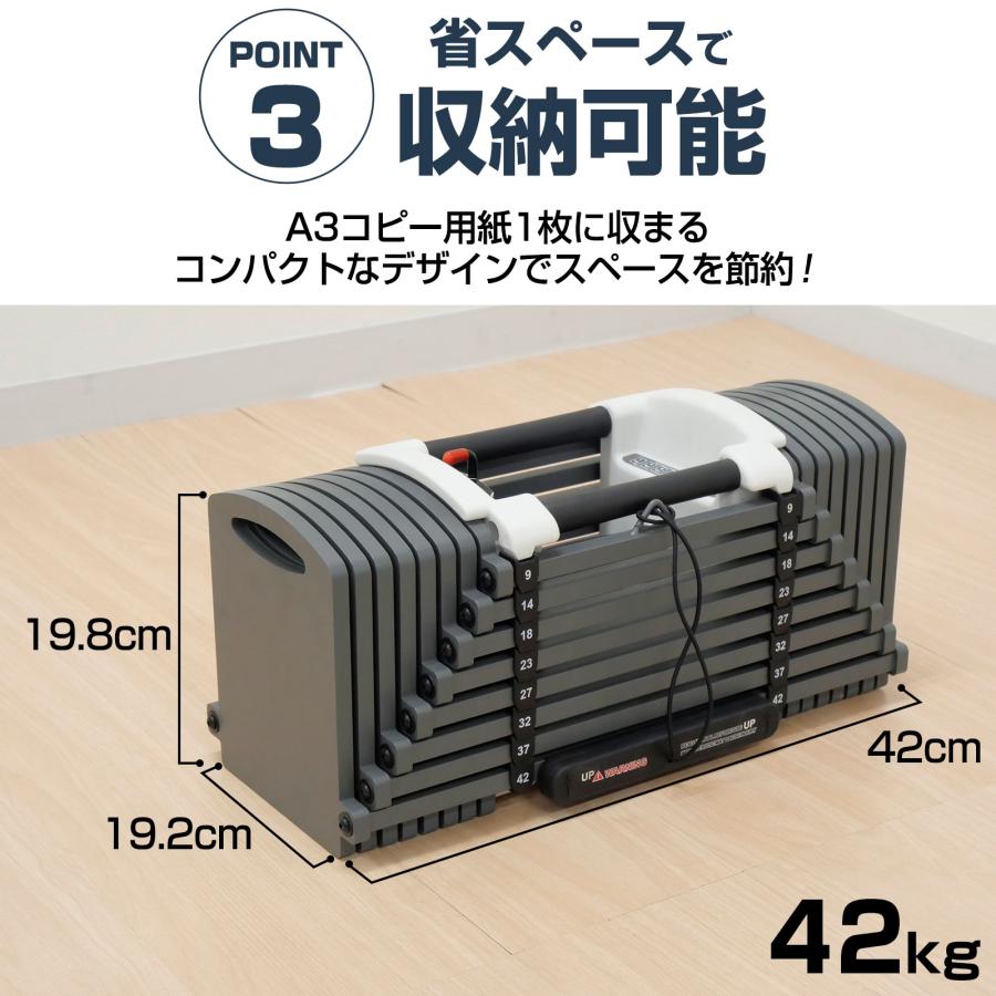 TOP FILM ブロックダンベル 可変式ダンベル 42kg 40kg 36kg 32kg 送料