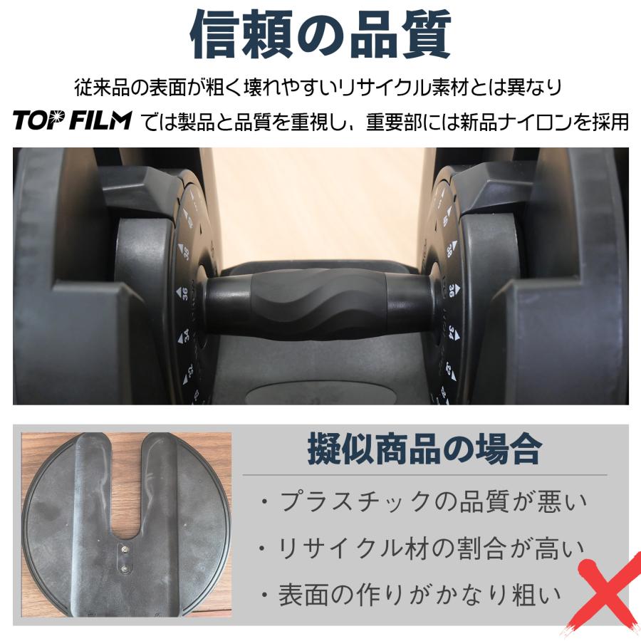 TOP FILM ダンベル 可変式 40kg 20kg 2個セット 24kg 可変式ダンベル